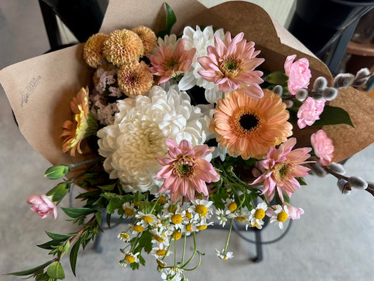 Wrapped Seasonal Bouquet